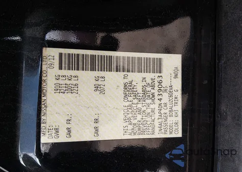 2013 Nissan Altima 2.5 Sv from USA, damaged, VIN 1N4AL3AP4DN439063